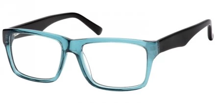 A105B Clear turquoise + Black